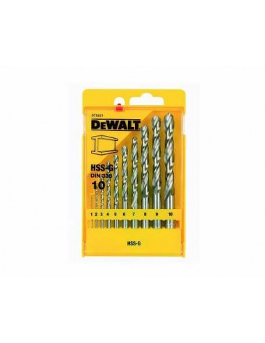 DEWALT WIERTŁO METAL HSS-G KPL.10szt.