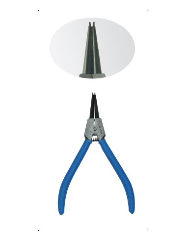 KING TONY SZCZYPCE SEGERA  180mm ZEWNĘTRZNE PROSTE