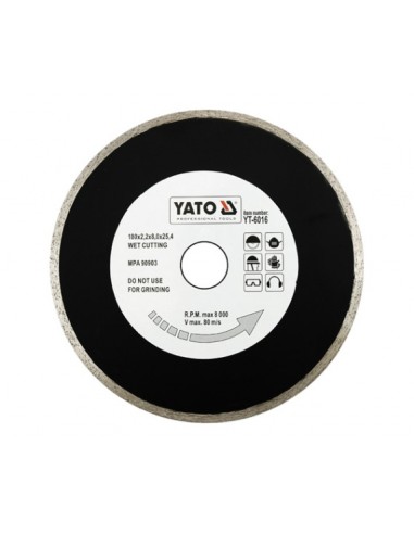 YATO TARCZA DIAMENTOWA PEŁNA 180 x 25,4mm   6016