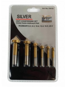 POGŁĘBIACZ STOŻKOWYK PL. 6cz. 6,3-20,5 / SILVER