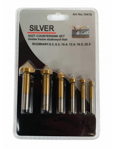 POGŁĘBIACZ STOŻKOWYK PL. 6cz. 6,3-20,5 / SILVER