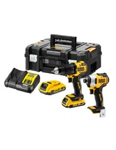 DEWALT ZESTAW COMBO 18V 2x2,0Ah WKRĘTARKA UDAROWA DCD709 + ZAKRĘTARKA DCF809 DCK2062D2T