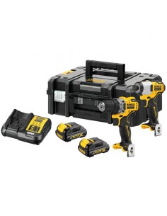 DEWALT ZESTAW COMBO 12,0V DCK2110C2T (DCD701+DCF801) 2x1,3Ah TSTAK II