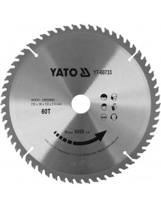 YATO PIŁA TARCZ.WID. 255*60*30    60733