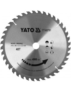 YATO PIŁA TARCZ.WID. 315*40*30    60791
