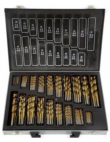 WIERTŁO METAL TYTAN KPL.170szt. /SILVER