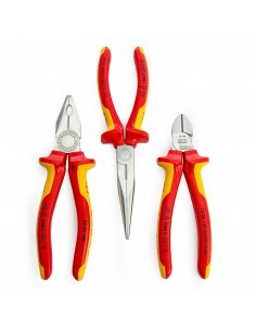 KNIPEX ZESTAW SZCZYPIEC IZOLOWANYCH 3szt