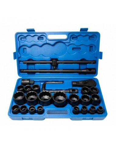 ROCKFORCE ZESTAW KLUCZY UDAROWYCH 26el. 3/4"- 1" 12KĄT.