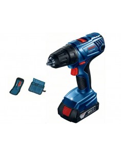 BOSCH WIERTARKO-WKRĘTARKA 18V 54/21Nm 2x2,0Ah LI-ION WALIZKA + AKCESORIA GSR 180-LI