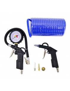 AWTOOLS ZESTAW AKCESORIÓW PNEUMATYCZNYCH Z PISTOLETEM DO POMPOWANIA I PRZEDMUCHIWANIA