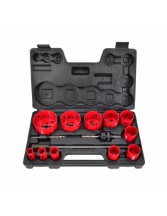 AWTOOLS KOMPLET OTWORNIC BIMETALOWYCH 15 elem. 19-76 mm