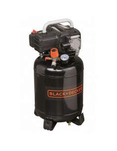 BLACK&DECKER SPRĘŻARKA BEZOLEJOWA PIONOWA 24L 1,5KM 8BAR 180 L/min