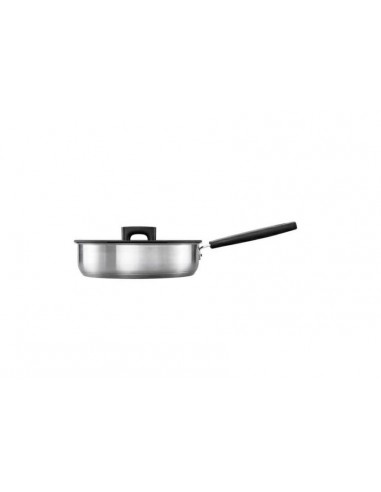FISKARS PATELNIA 26cm / 2,8L Z POKRYWKĄ HARD FACE STEEL SZEFA KUCHNI