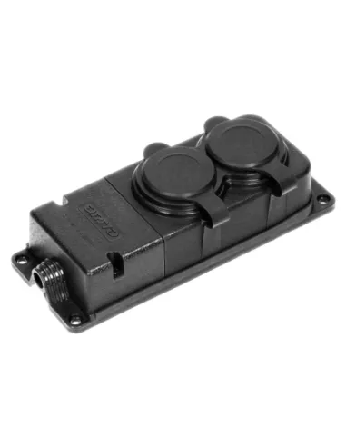 ORNO ROZDZIELACZ WARSZTATOWY 2x GNIAZDA IP44 GUMA