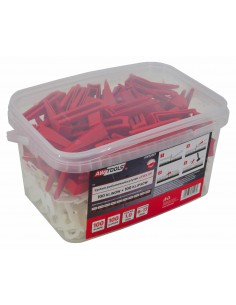 AWTOOLS SYSTEM POZIOMOWANIA PŁYTEK LEVEL UP 1,0mm - 6-17mm - KLIPS 100szt. + KLIN 100szt.