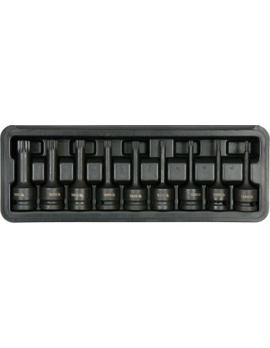 YATO KLUCZE SPLINE UDAROWE 9 elem. 10691
