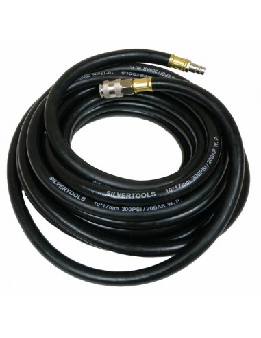 PRZEWÓD / WĄŻ PNEUMATYCZNY10 x 17mm 20m GUMOWY, ZE ZŁĄCZKAMI