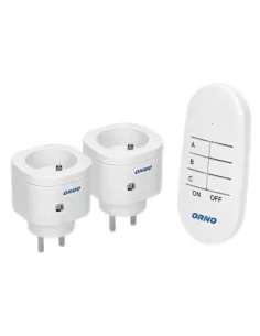 ORNO GNIAZDA ZESTAW 2 x GNIAZDA STEROWANYCH PILOTEM