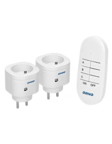 ORNO GNIAZDA ZESTAW 2 x GNIAZDA STEROWANYCH PILOTEM