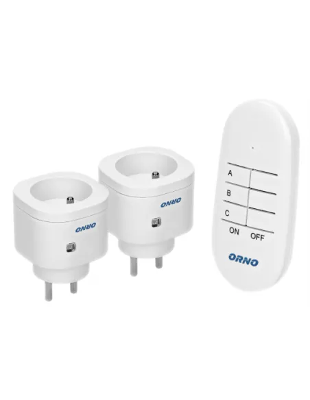 ORNO GNIAZDA ZESTAW 2 x GNIAZDA STEROWANYCH PILOTEM