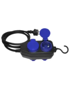 ORNO PRZEDŁUŻACZ WARSZTAT 4x GNIAZDA KABEL 5m IP44 GUMA 3x1,5mm2