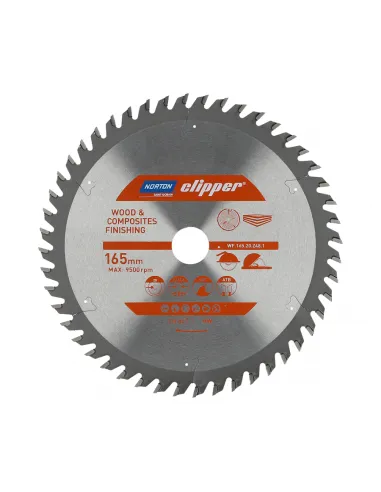 NORTON PIŁA TARCZOWA 165mm x 20mm x 48z DREWNO I KOMPOZYTY ATB (2,6 / 1,6)