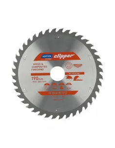 NORTON PIŁA TARCZOWA 190mm x 30mm x 40z DREWNO I KOMPOZYTY ATB (2,8 / 1,8)