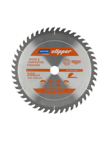 NORTON PIŁA TARCZOWA 300mm x 30mm x 48z DREWNO I KOMPOZYTY ATB (3,2 / 2,2)