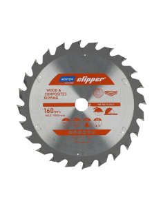 NORTON PIŁA TARCZOWA 160mm x 16mm x 24z DREWNO I KOMPOZYTY ATB (2,6 / 1,6)