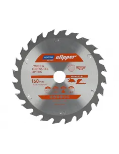 NORTON PIŁA TARCZOWA 160mm x 20mm x 24z DREWNO I KOMPOZYTY ATB (2,6 / 1,6)