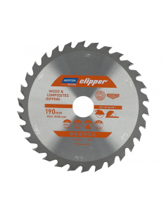 NORTON PIŁA TARCZOWA 190mm x 30mm x 30z DREWNO I KOMPOZYTY ATB (2,8 / 1,8)