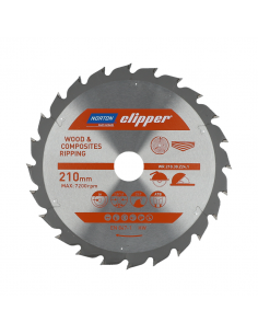 NORTON PIŁA TARCZOWA 210mm x 30mm x 24z DREWNO I KOMPOZYTY ATB (2,8 / 1,8)