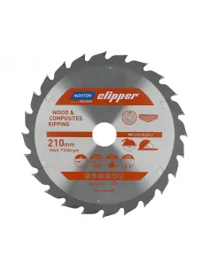 NORTON PIŁA TARCZOWA 210mm x 30mm x 24z DREWNO I KOMPOZYTY ATB (2,8 / 1,8)