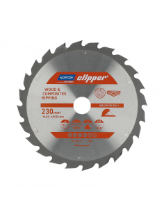 NORTON PIŁA TARCZOWA 230mm x 30mm x 24z DREWNO I KOMPOZYTY ATB (2,8 / 1,8)