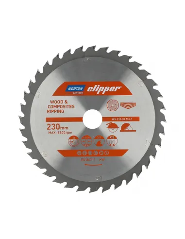 NORTON PIŁA TARCZOWA 230mm x 30mm x 36z DREWNO I KOMPOZYTY ATB (2,8 / 1,8)