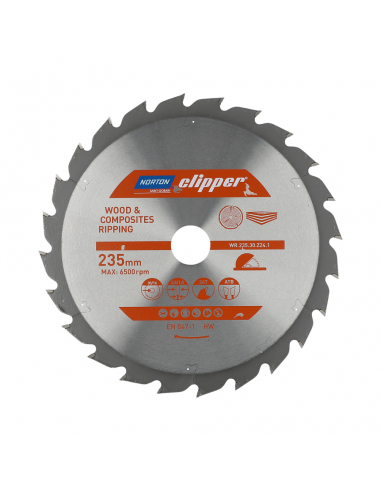 NORTON PIŁA TARCZOWA 235mm x 30mm x 24z DREWNO I KOMPOZYTY ATB (2,8 / 1,8)