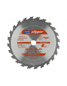 NORTON PIŁA TARCZOWA 315mm x 30mm x 24z DREWNO I KOMPOZYTY ATB (3,2 / 2,2)