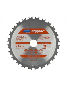 NORTON PIŁA TARCZOWA 216mm x 30mm x 24z DREWNO I KOMPOZYTY ATB Neg (2,8 / 1,8)