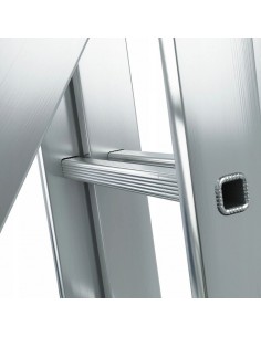 AWTOOLS DRABINA ALUMINIOWA 2x9 150KG WIELOFUNKCYJNA 2-CZĘŚCIOWA