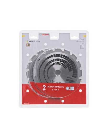 BOSCH PIŁA TARCZOWA DWUPAK CONSTRUCT WOOD 235x2,8/1,8x30x16z