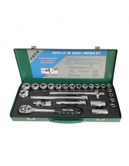 HONITON ZESTAW KLUCZY  25 ELEMENTÓW 1/2"  4055