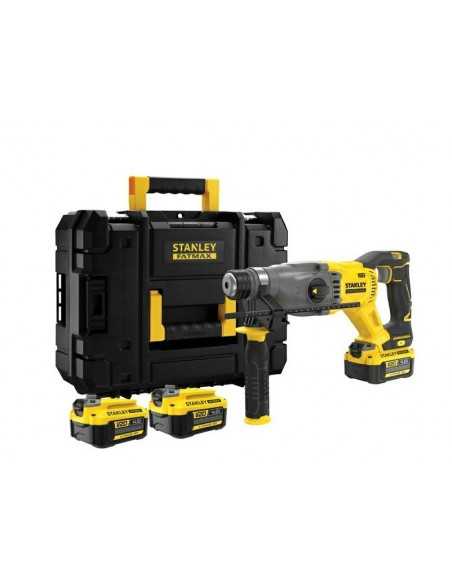 STANLEY MŁOTOWIERTARKA SDS+ 18V V20 2x4Ah KUFER