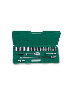 JONNESWAY ZESTAW KLUCZY 19 elem. (1/2") CALOWE S05H4219S