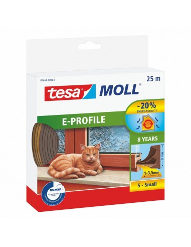 TESA USZCZELKA BRĄZ  E - 25m 9mm