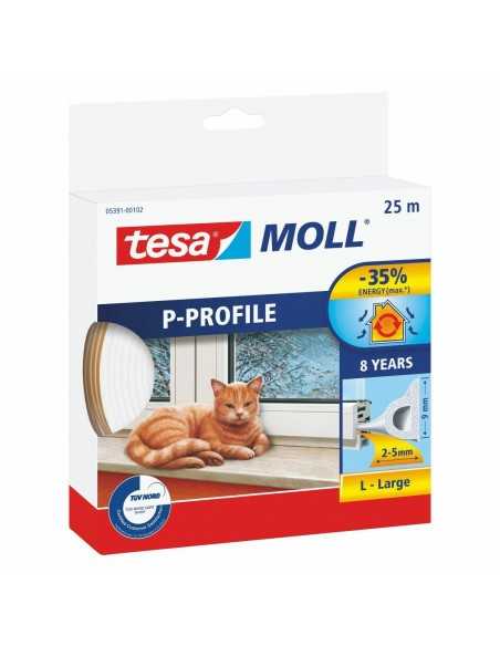 TESA USZCZELKA BIAŁA  P - 25m 9mm