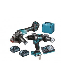 MAKITA ZESTAW COMBO 40Vmax XGT (GA005G+DF001G) 2x4,0Ah MAKPAC DK0124G201