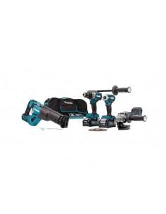 MAKITA ZESTAW COMBO 40Vmax XGT (GA005G+DF001G+TD001G+JR001G) 2x4,0Ah +ADP010 +TORBA