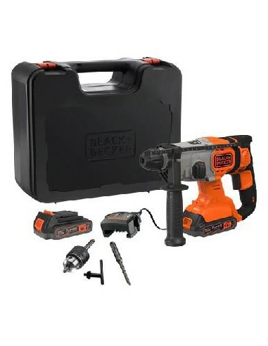 BLACK+DECKER MŁOTOWIERTARKA  18V BCD900E2K 1,2J 2x2,5Ah +UCHWYT