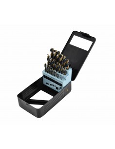 AWTOOLS WIERTŁO METAL HSS M2 KPL. 25szt. /1,0-13,0mm/ PREMIUM