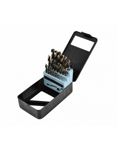 AWTOOLS WIERTŁO METAL HSS M2 KPL. 25szt. /1,0-13,0mm/ PREMIUM